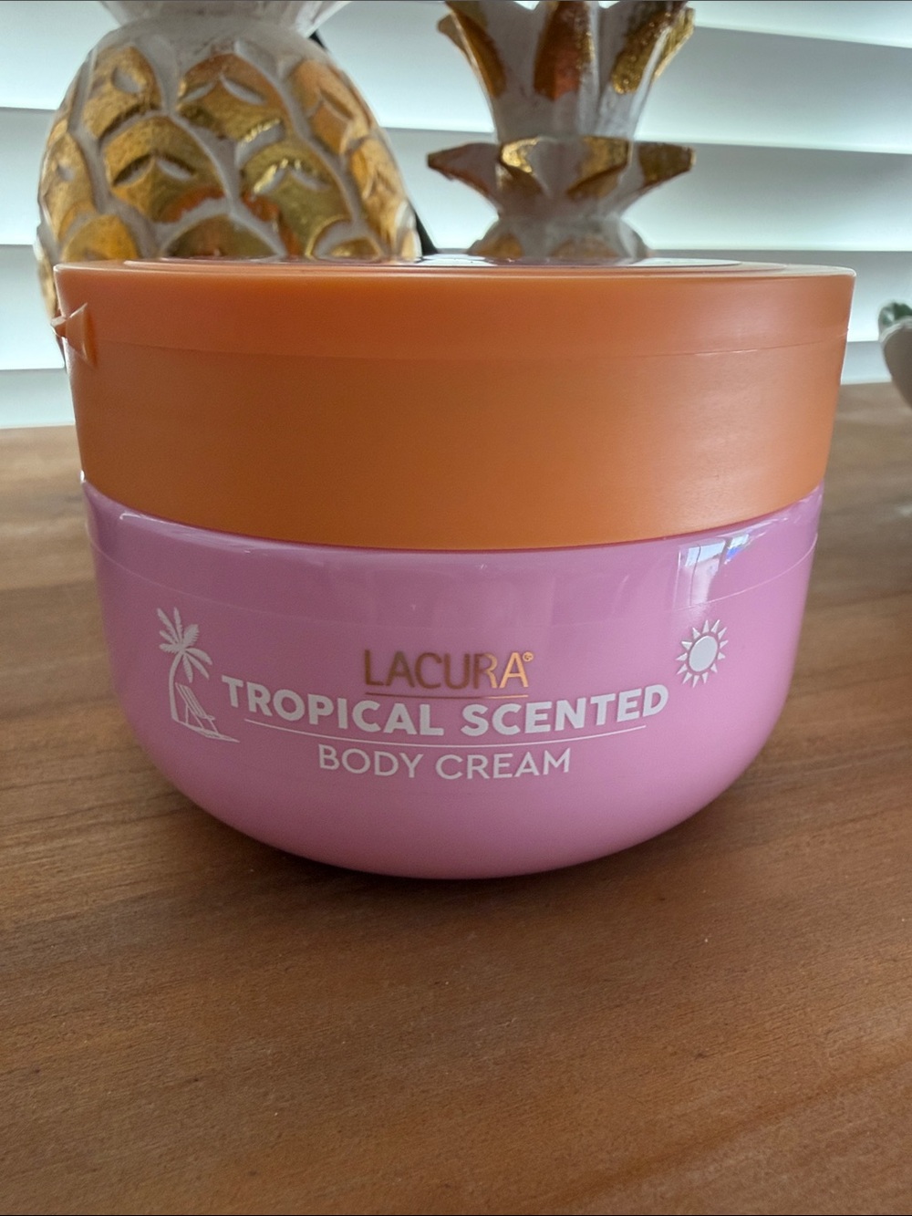Tropical Scented Body Cream - Pink & Orange